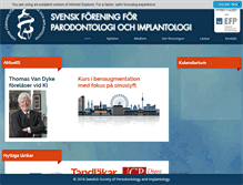 Tablet Screenshot of parodontologforeningen.org.se